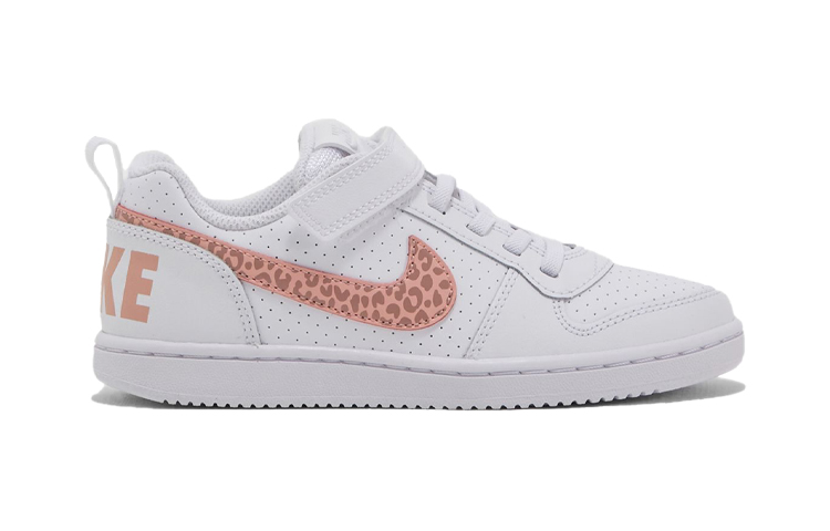 Order (PS) Nike Court Borough Low Sneakers Putih/Merah Jambu 870028-101