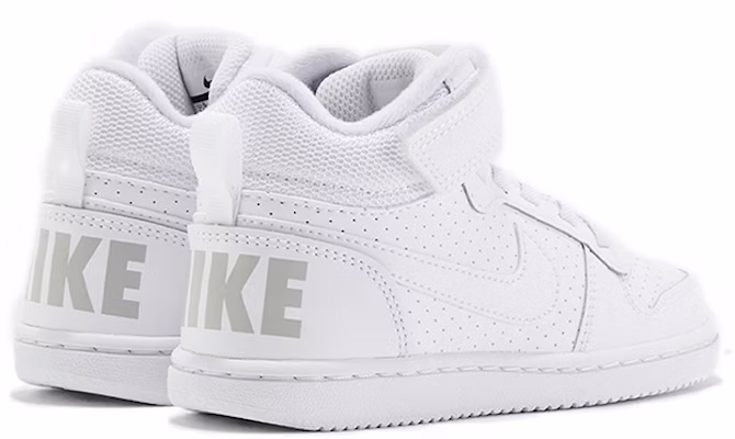 (PS) 耐克Court Borough 中帮白色运动鞋 870026-100 Shop (PS) 耐克Court Borough 中帮白色运动鞋 870026-100