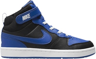 (Preschool) Nike Court Borough Mid 2 'Black Game Royal' DM8873-001 (Preschool) Nike Court Borough Mid 2 'Black Game Royal' DM8873-001