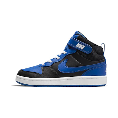 (PS) Nike Court Borough Mid 2 'Black Game Royal'