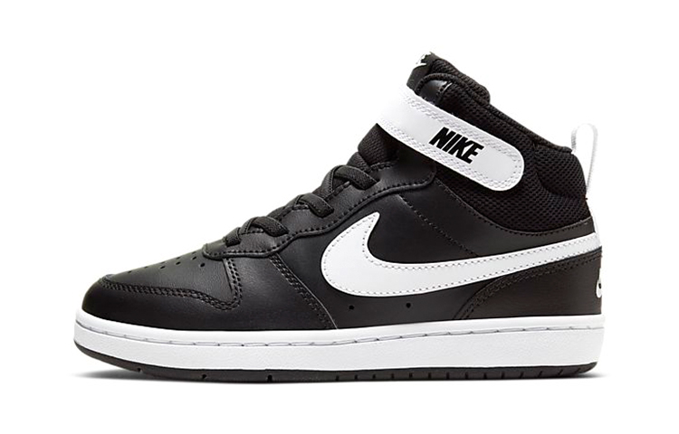 (Preschool) Nike Court Borough Mid 2 'Black White' CD7783-010