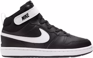 (Preschool) Nike Court Borough Mid 2 'Black White' CD7783-010 (Preschool) Nike Court Borough Mid 2 'Black White' CD7783-010