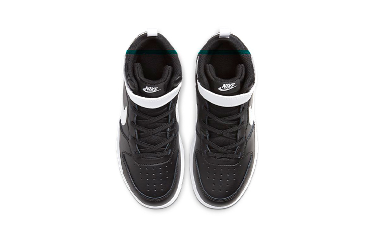 Lookbook (PS) 耐克Court Borough Mid 2 '黑白' CD7783-010
