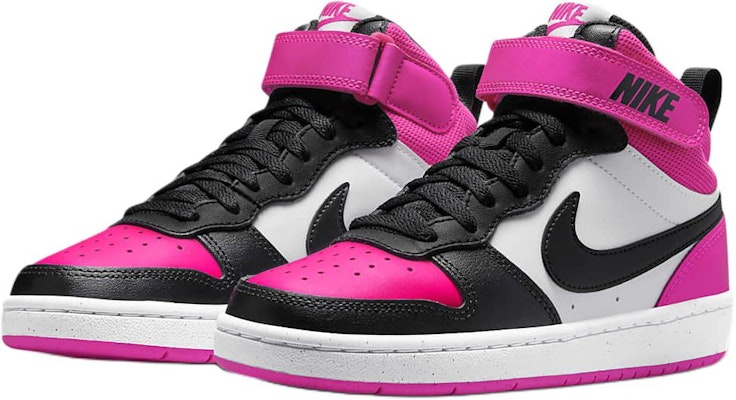 (Preschool) Nike Court Borough Mid 2 'Fierce Pink' HV0933-100 Lookbook (Preschool) Nike Court Borough Mid 2 'Fierce Pink' HV0933-100