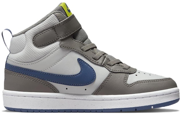 中童 Nike Court Borough Mid 2 休閒 中筒 兒童板鞋 白灰棕 Order 中童 Nike Court Borough Mid 2 休閒 中筒 兒童板鞋 白灰棕