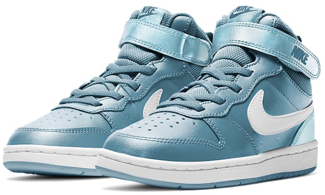 (PS) Nike Court Borough Mid 2 'Azul Blanco' CD7783-401 Lookbook (PS) Nike Court Borough Mid 2 'Azul Blanco' CD7783-401
