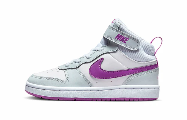 (PS) Nike Court Borough Mid 2 'Pure Platinum Vivid Ungu' CD7783-009 Buy (PS) Nike Court Borough Mid 2 'Pure Platinum Vivid Ungu' CD7783-009