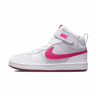 (PS) Nike Court Borough Mid 2 'Pure Platinum Pink Prime'