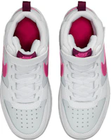 Shop 中童 Nike Court Borough Mid 2 中筒 板鞋 白粉