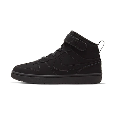 (PS) Nike Court Borough Mid 2 'Triple Black'