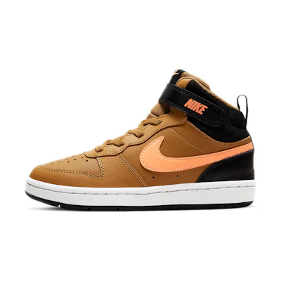 (PS) Nike Court Borough Mid 2 'Yellow Black White'