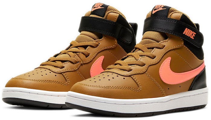 (PS) Nike Court Borough Mid 2 'Amarillo Negro Blanco' CD7783-700 Lookbook (PS) Nike Court Borough Mid 2 'Amarillo Negro Blanco' CD7783-700