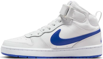 (Preschool) Nike Court Borough Mid 2 'White Blue' CD7782-113 (Preschool) Nike Court Borough Mid 2 'White Blue' CD7782-113