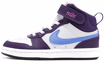 (Preschool) Nike Court Borough Mid 2 'Purple White Blue' CD7783-106 (Preschool) Nike Court Borough Mid 2 'Purple White Blue' CD7783-106