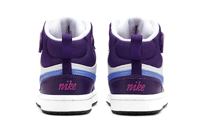 (Preschool) Nike Court Borough Mid 2 'Purple White Blue'