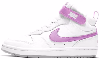 (Preschool) Nike Court Borough Mid 2 'White Purple' CD7783-103 (Preschool) Nike Court Borough Mid 2 'White Purple' CD7783-103