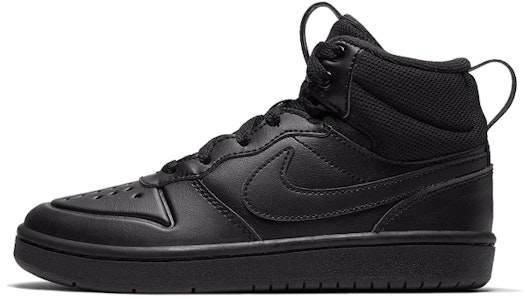 (PS) 耐克Court Borough Mid 2幼童黑色靴子 BQ5442-001 Buy (PS) 耐克Court Borough Mid 2幼童黑色靴子 BQ5442-001