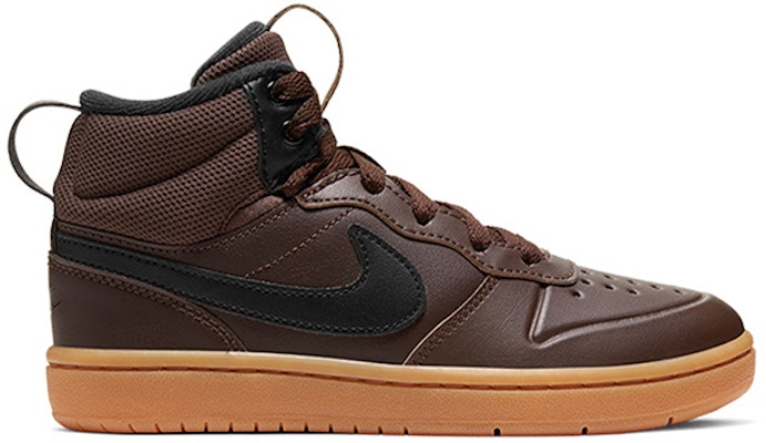 (Preschool) Nike Court Borough Mid 2 Boot 'Dark Brown' BQ5442-200 Order (Preschool) Nike Court Borough Mid 2 Boot 'Dark Brown' BQ5442-200