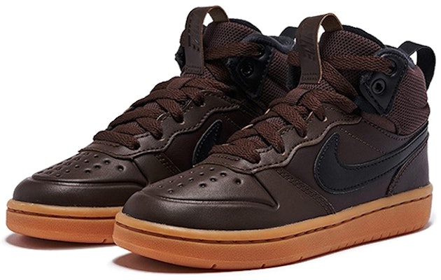 (Preschool) Nike Court Borough Mid 2 Boot 'Dark Brown' BQ5442-200 Lookbook (Preschool) Nike Court Borough Mid 2 Boot 'Dark Brown' BQ5442-200