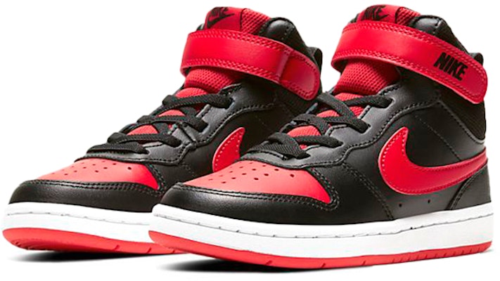 (PS) 耐克 Court Borough Mid 2 幼童 'Bred' CD7783-003 Lookbook (PS) 耐克 Court Borough Mid 2 幼童 'Bred' CD7783-003