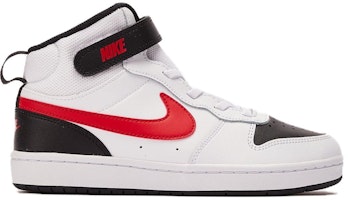 中童 Nike Court Borough Mid 2 輕便 中筒 滑板鞋 白黑紅 Order 中童 Nike Court Borough Mid 2 輕便 中筒 滑板鞋 白黑紅
