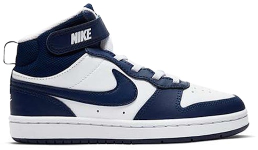 中童 Nike Court Borough Mid 2 防滑輕便 中筒 板鞋 白藍 Order 中童 Nike Court Borough Mid 2 防滑輕便 中筒 板鞋 白藍