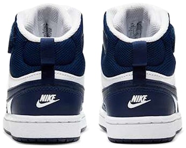 中童 Nike Court Borough Mid 2 防滑輕便 中筒 板鞋 白藍 Purchase 中童 Nike Court Borough Mid 2 防滑輕便 中筒 板鞋 白藍
