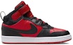 Order (PS) Nike Court Borough Mid 'Hitam Merah Universiti' CD7783-602