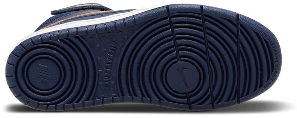 (PS) Nike Court Borough Mid 2 'Biru' CD7783-400 Lookbook (PS) Nike Court Borough Mid 2 'Biru' CD7783-400