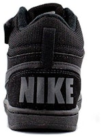 (PS) Nike Court Borough Mid 'Triple Black' Hitam Pekat 870026-001 Shop (PS) Nike Court Borough Mid 'Triple Black' Hitam Pekat 870026-001