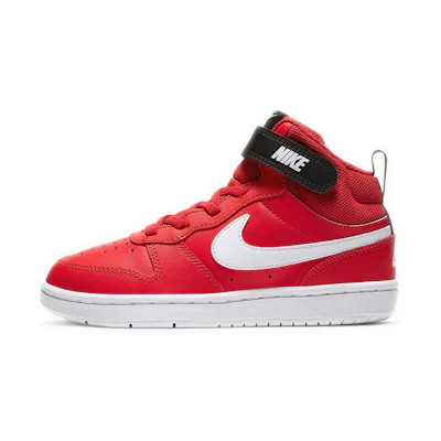 (PS) Nike Court Borough Mid 2 'Red Black White'