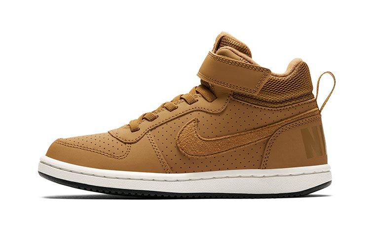(Preschool) Nike Court Borough Mid 'Wheat' 870026-701