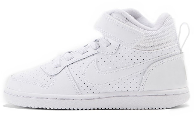 (Preschool) Nike Court Borough Mid #39 White #39 870026‑100 870026 100 (Preschool) Nike Court Borough Mid #39 White #39 870026‑100 870026 100