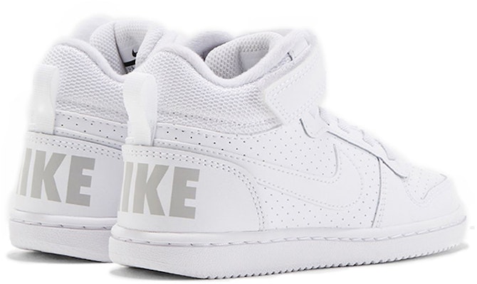 (Preschool) Nike Court Borough Mid #39 White #39 870026‑100 870026 100 (Preschool) Nike Court Borough Mid #39 White #39 870026‑100 870026 100