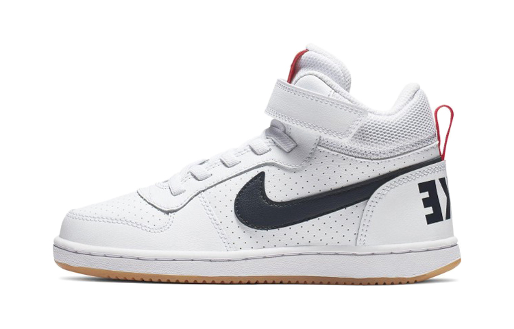 Buy (PS) ナイキ コート バーロウ MID 白/オブシディアン/ガム 870026-107