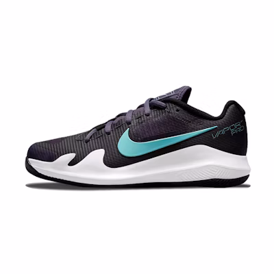 (Youth) Nike Court Jr. Vapor Pro 'Black Blue'