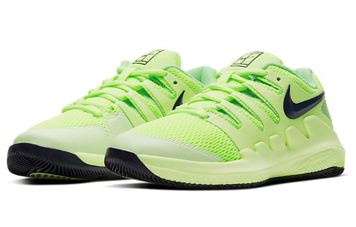 (Youth) Nike Court Jr. Vapor X Black/Green