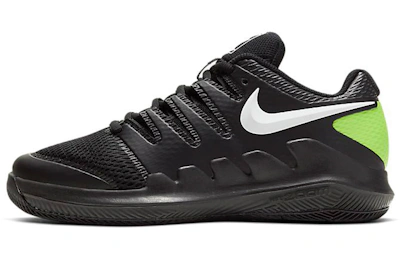 (Youth) Nike Court Jr Vapor X 'Black White Green'