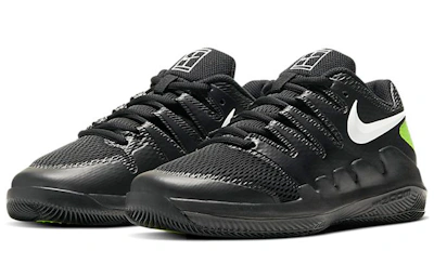 (Youth) Nike Court Jr Vapor X 'Black White Green'