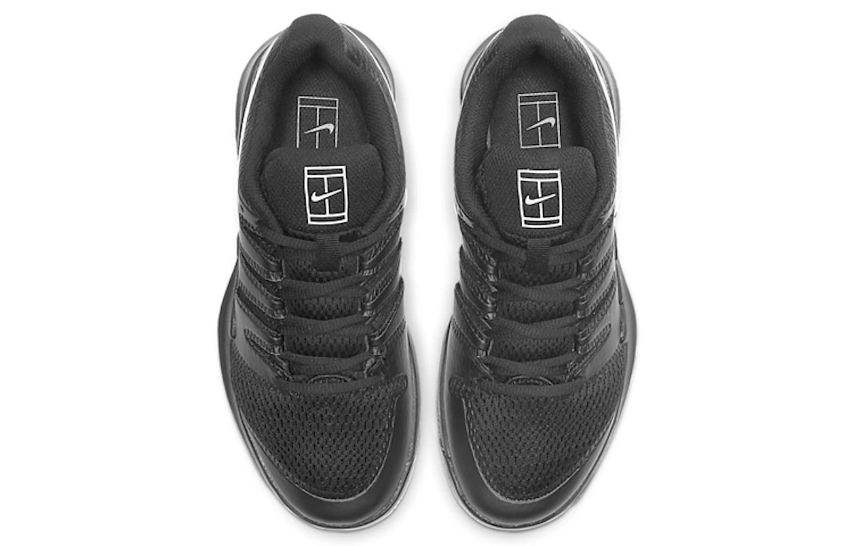 (Youth) Nike Court Jr Vapor X 'Black White Green'