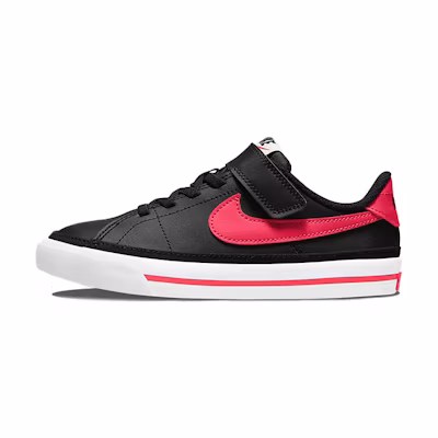 (PS) Nike Court Legacy 'Black Siren Red'
