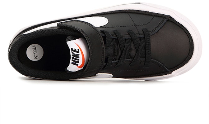 (Preschool) Nike Court Legacy 'Black White' DA5381-002 Lookbook (Preschool) Nike Court Legacy 'Black White' DA5381-002