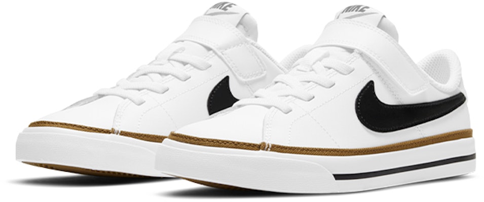 (Preschool) Nike Court Legacy 'White Desert Ochre' DA5381-102 Lookbook (Preschool) Nike Court Legacy 'White Desert Ochre' DA5381-102