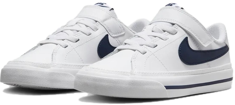 (Preschool) Nike Court Legacy 'White Midnight Navy' DA5381-125 Lookbook (Preschool) Nike Court Legacy 'White Midnight Navy' DA5381-125
