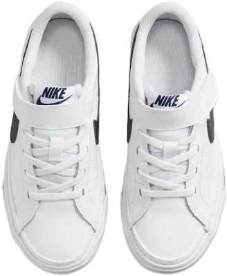 (Preschool) Nike Court Legacy 'White Midnight Navy' DA5381-125 Shop (Preschool) Nike Court Legacy 'White Midnight Navy' DA5381-125