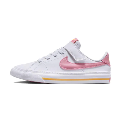 (PS) Nike Court Legacy 'White Pink Orange'