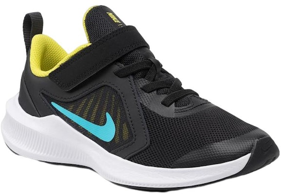 (Preschool) Nike Downshifter 10 'Black Blue Yellow' CJ2067-009 Lookbook (Preschool) Nike Downshifter 10 'Black Blue Yellow' CJ2067-009