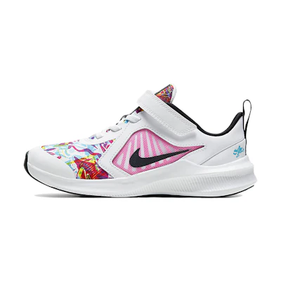 (PS) Nike Downshifter 10 Fable Low-Top White