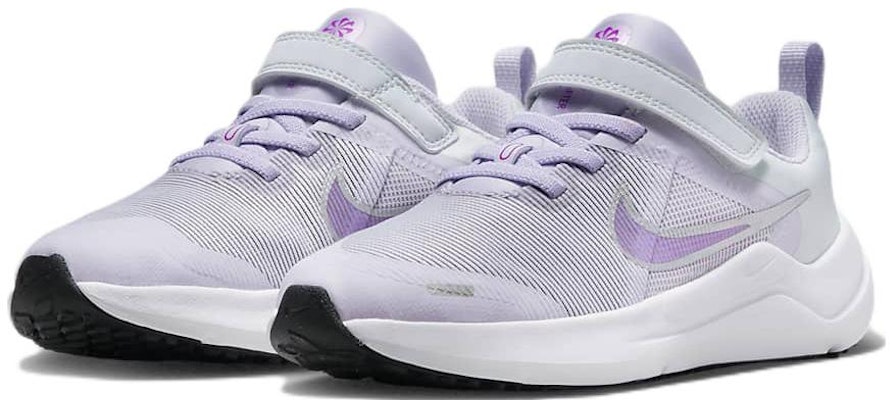 (PS) Nike Downshifter 12 'Putih Ungu Bahan Daur Ulang' DM4193-500 Lookbook (PS) Nike Downshifter 12 'Putih Ungu Bahan Daur Ulang' DM4193-500