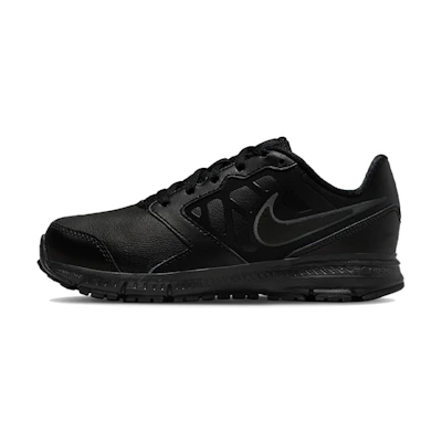 (Youth) Nike Downshifter 6 LTR Leather Low-Top K Black